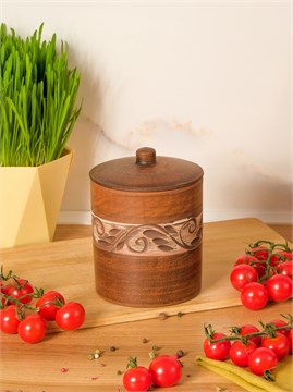 69-305 Форма для запекания (Орнамент) 0,7 л. ; высота - 15см, ширина - 11см, длина - 11см 69-305