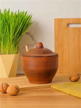 69-060М1 Емкость для меда 0,85 л. ; высота - 14см, ширина - 13см, длина - 13см 69-060М