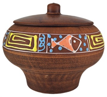 69-632 Чугунок/Горшок для жаркого №1 (Оливия) 0,6 л. ; высота - 13см, ширина - 14см, длина - 14см 69-632