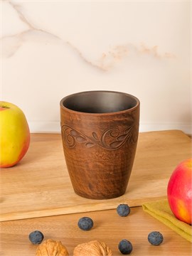 69_246.Ш Стакан (Вьюнок) 0,3л; высота - 9см, ширина - 6см, длина - 6см 69_246.Ш