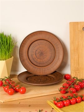 69-025 Тарелка  (Гладь) высота - 2см, ширина - 19см, длина - 19см (2) 69-025