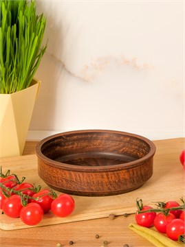 69_258.Ш Жаровня (Кеци) (Вьюнок)  0,65 л. ; высота - 4см, ширина - 15см, длина - 15см (2) 69_258.Ш