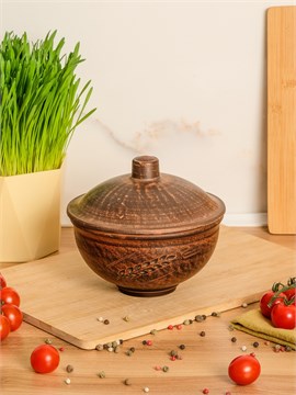 69-126 Кокотница большая (Колос) 0,7 л. ; высота - 14см, ширина - 15см, длина - 15см (2) 69-126