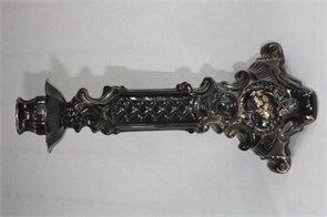 2217 Подсвечник черный 1шт. 2217