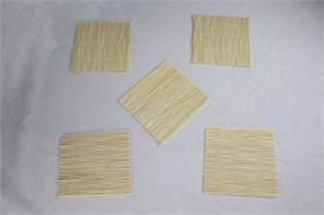 арт.9933 Комлект под горячее из 5 шт.(жел.)10х11см 9933