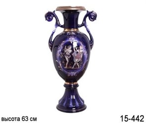 арт.КО1005 2111 Ваза «Венера» (кобальт). H=63 2111