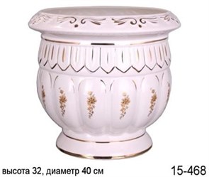 арт.2125 Кашпо для цветов (бел.) 2125