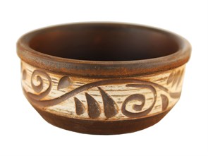 69-357 Кокотница для жюльена (Жульенница) (Орнамент) 0,1 л. ; высота - 3.5см, ширина - 8см, длина - 8см (2) .69-357