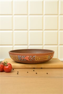 69_654.Ш Салатник (Оливия) 1 л. ; высота - 5см, ширина - 21см, длина - 21см 69_654.Ш