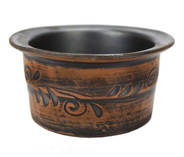 69-203 Кокотница для жульена  (Вьюнок) 0,25 л. ; высота - 5см, ширина - 10см, длина - 10см .69-203