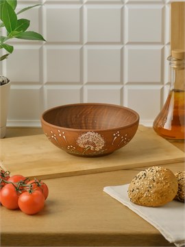 69_553.Ш Миска для Борща (салатник) (Одуванчик З) 0,8 л. ; высота - 5,5см, ширина - 17,5см, длина - 17,5см 69_553.Ш