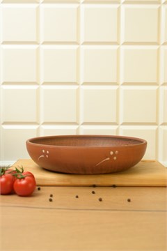 69_454.Ш Салатник (Одуванчик Б) 1 л. ; высота - 5см, ширина - 21см, длина - 21см (2) (2) 69_454.Ш