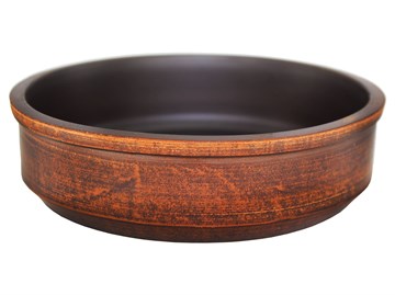 69-058 Жаровня (Кеци) (Гладь) 0,45 л. ; высота - 4см, ширина - 15см, длина - 15см (2) .69-058