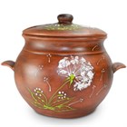 59-799 Супник "Зеленый Одуванчик" 3,5л.; высота - 19см, ширина - 25см, длина - 25см BL_59-799