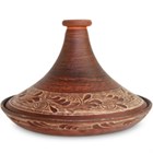 59-880 Тажин малый "Ангоб" 2 л; высота - 14см, ширина - 14см, длина - 19см BL_59-880