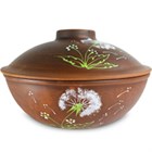 59-905 Сковорода-жаровня №1 "Зеленый одуванчик" 3л; высота - 16см, ширина - 26см, длина - 26см BL_59-905