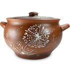 59-827 Супница  "Зеленый Одуванчик" 4,5л.; высота - 17см, ширина - 29см, длина - 29см BL_59-827