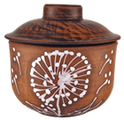 69-450/1 Горшочек для запекания №2 (Одуванчик Б) 0,35 л. ; высота - 10см, ширина - 11см, длина - 11см 69-450/1