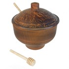 69-049М1 Емкость для меда "Гладь" 0,9 л. ; высота - 9см, ширина - 14см, длина - 14см (2) (2) 69-049М