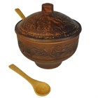 69-249С1 Емкость для специй "Вьюнок" 0,9 л. ; высота - 9см, ширина - 14см, длина - 14см 69-249С