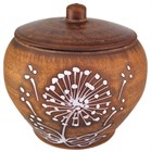 69-430 Горшок для жаркого (Одуванчик Б) 0,7 л. ; высота - 13см, ширина - 13см, длина - 13см 69-430