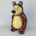 арт.14-735 Копилка "Медведь" малый (глянцевый) Н=26см 14-735
