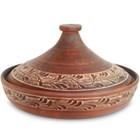 59-879 Тажин большой "Ангоб" 5 л; высота - 16см, ширина - 30см, длина - 30см BL_59-879