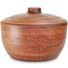 59-865 Блюдо для запекания "Колос" "Декор серия" 2,4 л; высота - 14см, ширина - 19см, длина - 19см BL_59-865