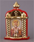 ИК1007 арт.5543 Икона "Николай Чудотворец" 15/10/22см ИК1007