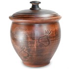 59-729 Макитра-бочка для солений, 6,5л. ; высота - 29см, ширина - 24см, длина - 24см BL_59-729