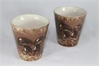 7227.2 Комплект стаканов "Грибы" 0,35л.  2шт. Солнечногорская керамика СТ1006