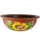 59-912 Супница (миска) дачная большая "Подсолнух" 1,2л; высота - 7см, ширина - 20см, длина - 20см BL_59-912