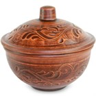 59-876 Кокотница для жульена "Декор серия" 0,65л; высота - 14см, ширина - 14см, длина - 14см BL_59-876