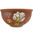 59-926 Супница (миска) дачная средняя "Зеленый одуванчик" 0,65л; высота - 7см, ширина - 13см, длина - 13см BL_59-926