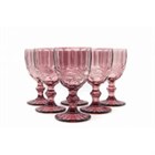 Набор бокалов "Тоскана" 15*8 см 280 мл 6 шт.в ПУ розовые BL_B101105