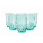 Набор стаканов "Тоскана" 12,5*8 см 330 мл 6 шт.в ПУ синие BL_B101109