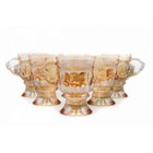 Набор кружек "Янтарь"6 шт. 10*7 см в ПУ BL_CE101204