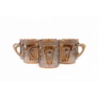 Набор кружек "Янтарь"6 шт.8*6,5 см в ПУ BL_CE101206