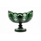 Ваза на ножке ладья "Emerald" 26*17*22 см в ПУ BL_G101103