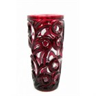 Ваза "Schonborner" 23*12 cм темно красная в ПУ BL_R101186