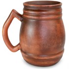 59-746 Кружка пивная "Бочка", "Гладкая серия" 0,7 л. ; высота - 16см, ширина - 17см, длина - 11см BL_59-746