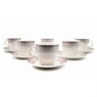 Чайный набор 12 пр.чашка 220 мл  ПУ BL_A101025