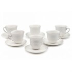 Кофейный  набор  12 пр..чашка 100 мл в ПУ BL_A101030