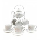 Сервиз чайный на подставке 14 предм.чайник 800 мл,чашка 220 мл BL_A101120