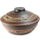 59-857 Сковорода-жаровня "Ангоб" №1 3,5л; высота - 15см, ширина - 27см, длина - 27см BL_59-857