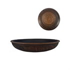 69_039.1 Блюдо/Тарелка для нарезки/Тарелка для фруктов (Гладь)1шт 0,67л высота-4см, ширина - 21см, длина - 21см 69-039